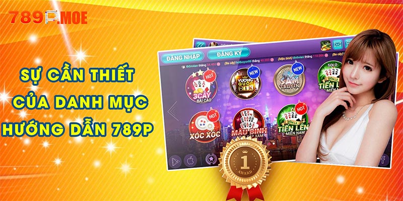 Sự cần thiết của danh mục hướng dẫn 789P